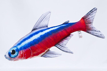 Neon Tetra - 53 cm pillow