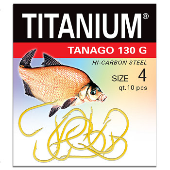 Háček Titanium TANAGO 130G - 10ks