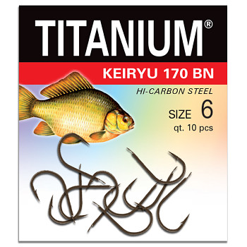 Háček Titanium KEIRYU 170BN - 10ks