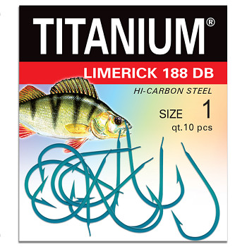 Háček Titanium LIMERICK 188DB - 10ks