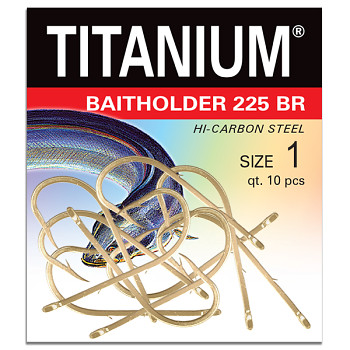 Háček Titanium BAITHOLDER 225BR - 10ks