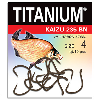 Háček Titanium KAIZU 235BN - 10ks