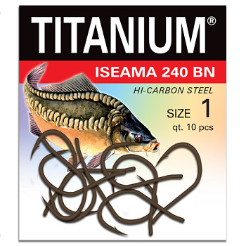 Háček Titanium ISEAMA 240BN 240 - 10ks