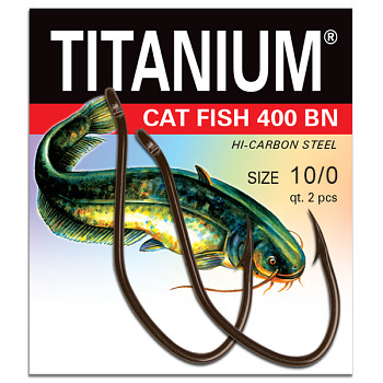 Háček Titanium CAT FISH - 2ks