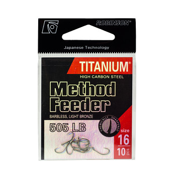 Háček Titanium Method Feeder 505 - 10ks