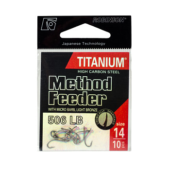 Háček Titanium Method Feeder 506 - 10ks