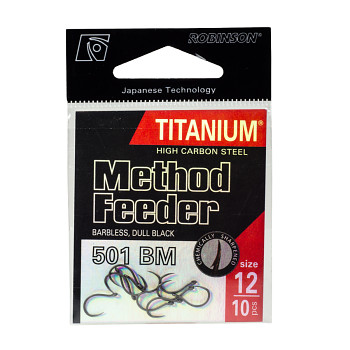 Háček Titanium Method Feeder 501 - 10ks