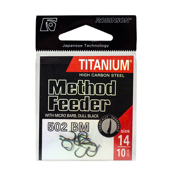 Háček Titanium Method Feeder 502 - 10ks