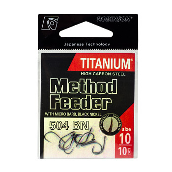 Háček Titanium Method Feeder 504 - 10ks