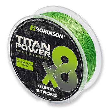 Pletená šňůra Titan Power X8 / 100m