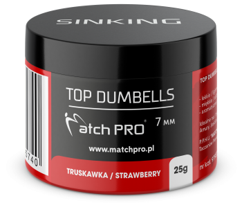 TOP DUMBELLS STRAWBERRY 7mm / 25g MatchPro