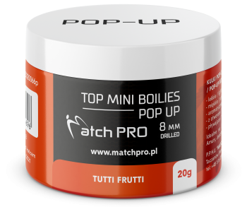 TOP BOILIES Kulki POP UP TUTTI FRUTTI 8/20 MatchPro