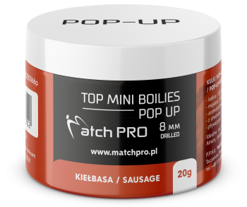 TOP BOILIES Kulki POP UP SAUSSAGE 8mm/20g MatchPro