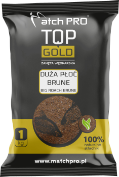 TOP GOLD DUŻA PŁOĆ BRUNE Zanęta MatchPro 1kg