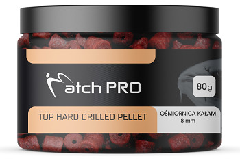 TOP HARD Ośmiornica - kałamarnica 8mm DRILLED Pellet MatchPro  80g