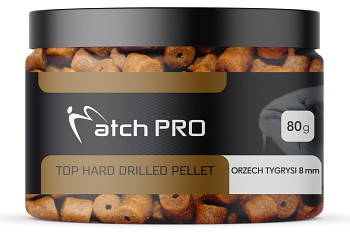 TOP HARD ORZECH TYGRYSI 8mm DRILLED Pellet MatchPro  80g