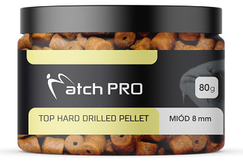 TOP HARD MIÓD 12 mm DRILLED Pellet MatchPro  80g