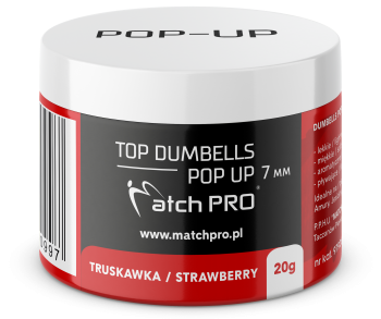 TOP DUMBELLS POP-UP STRAWBERRY 7mm / 20g MatchPro