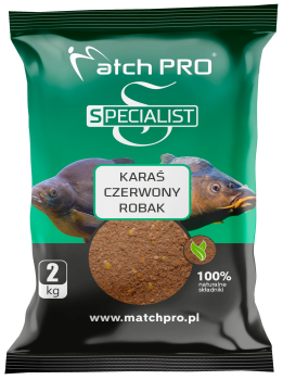 SPECIALIST KARAŚ CZERWONY ROBAK Zanęta MatchPro 2kg