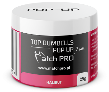 TOP DUMBELLS POP UP HALIBUT 7mm / 20g MatchPro