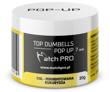 TOP DUMBELLS POP UP CSL 7mm / 20g MatchPro