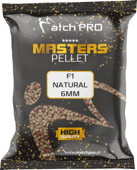 F1 NATURAL 6mm PELLET MASTERS MatchPro 700g