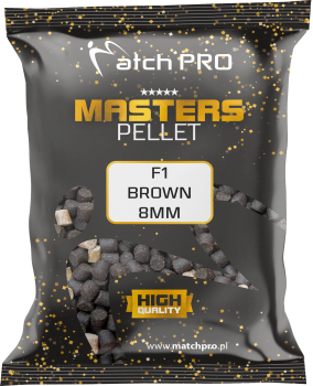 F1 BROWN 8mm PELLET MASTERS MatchPro 700g