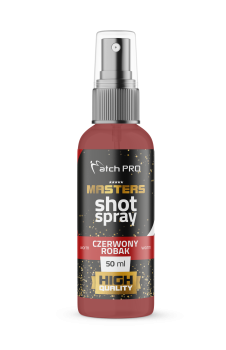 MASTERS SHOT SPRAY CZERWONY ROBAK MatchPro 50ml