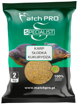 SPECIALIST KARP SŁODKA KUKURYD Zanęta MatchPro 2kg