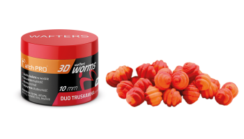 3D WORMS WAFTERS DUO STRAWBERRY 10mm 20g MatchPro